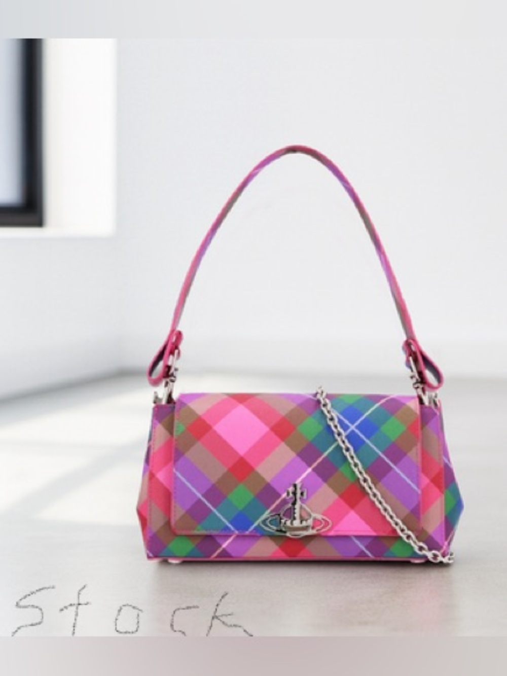 Vivienne Westwood hazel small candy tartan